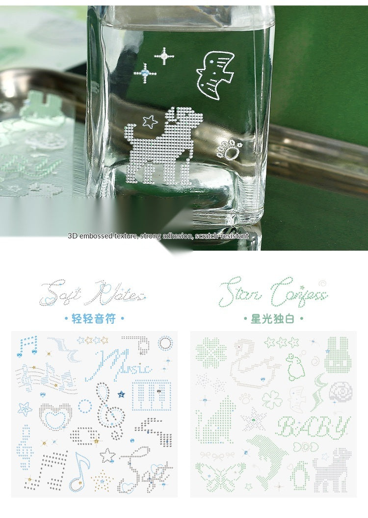 NOTE FOR Diamond Declaration Crystal Transfer Stickers – image 14