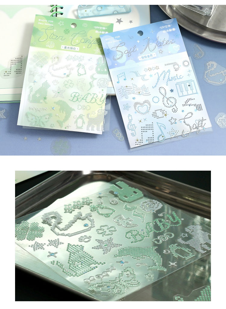 NOTE FOR Diamond Declaration Crystal Transfer Stickers – image 15