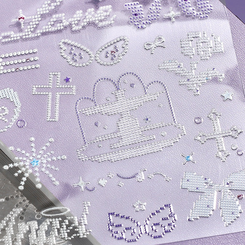 NOTE FOR Diamond Declaration Crystal Transfer Stickers – image 2
