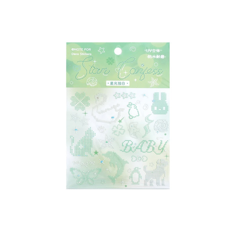 NOTE FOR Diamond Declaration Crystal Transfer Stickers – image 5