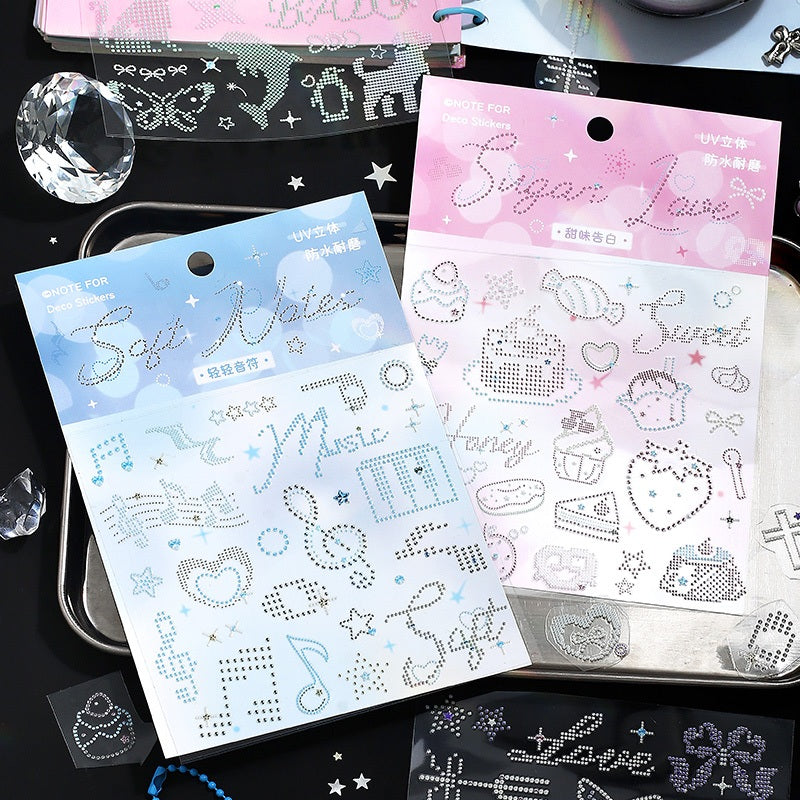 NOTE FOR Diamond Declaration Crystal Transfer Stickers – product image