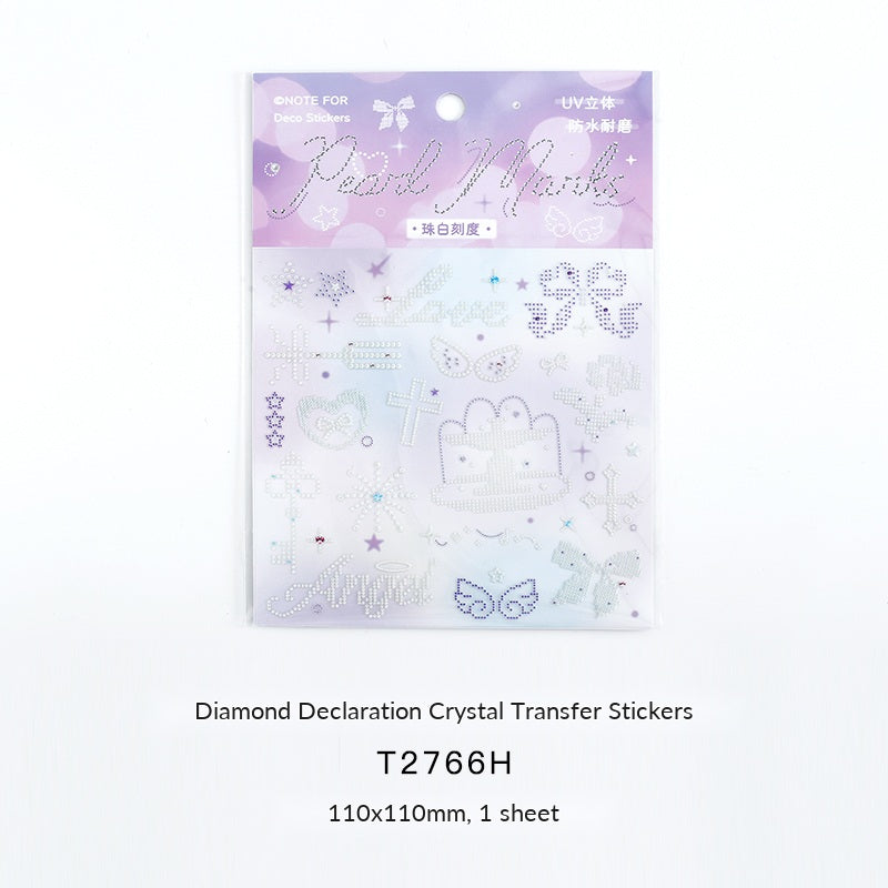 NOTE FOR Diamond Declaration Crystal Transfer Stickers – image 7
