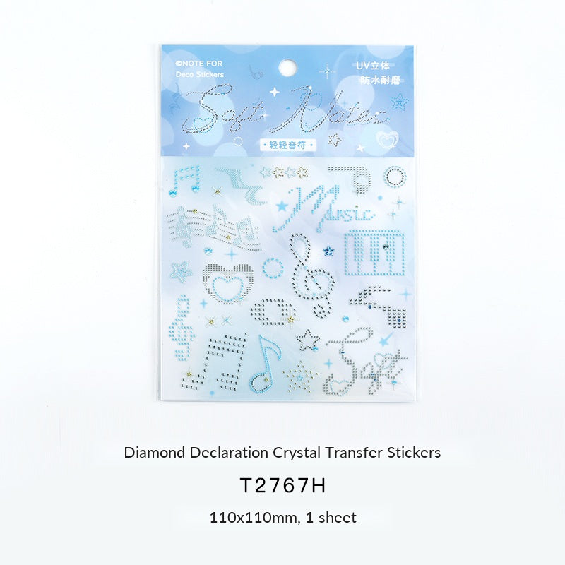 NOTE FOR Diamond Declaration Crystal Transfer Stickers – image 9