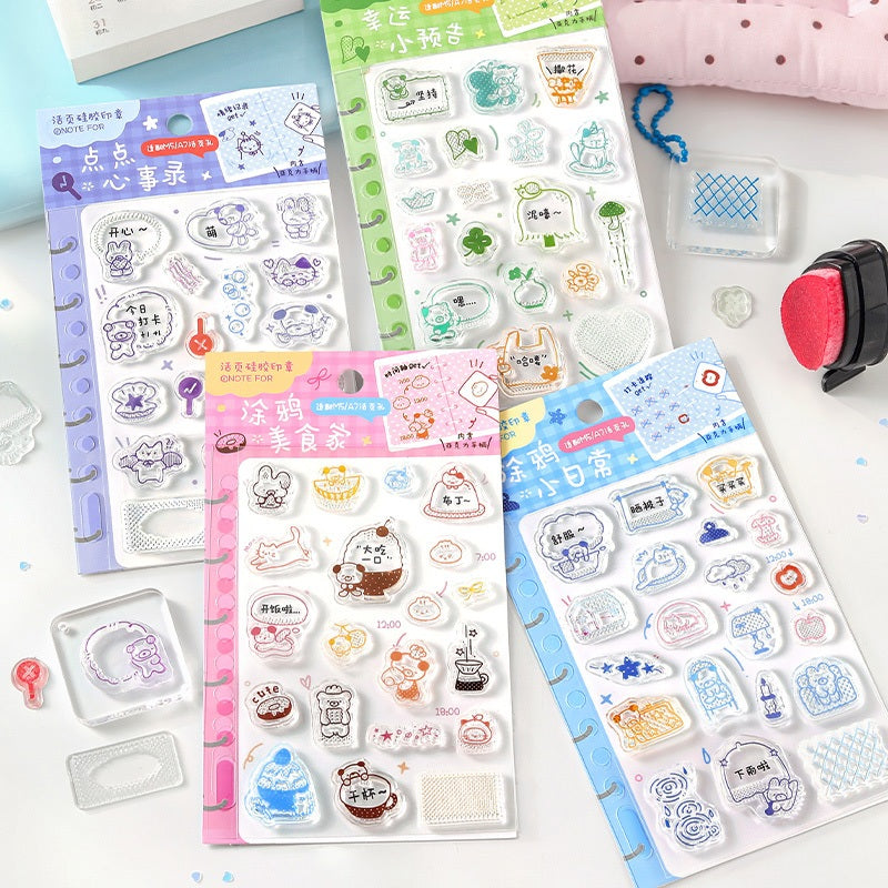 NOTE FOR Doodle Dots Planner Silicone Stamp – image 6