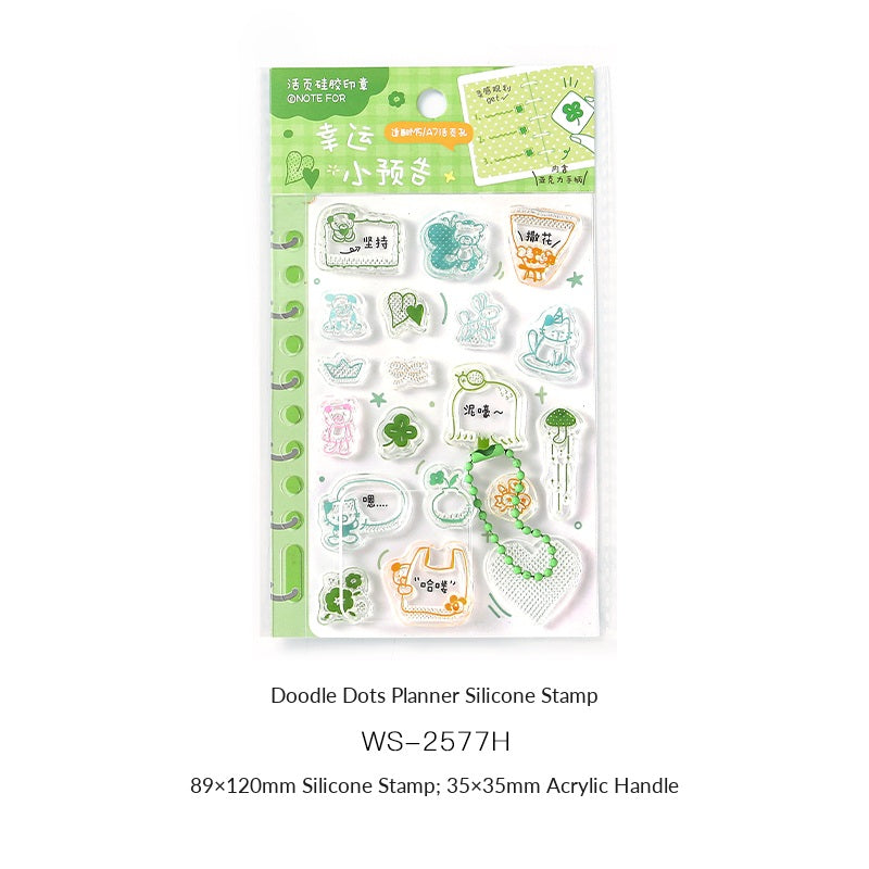 NOTE FOR Doodle Dots Planner Silicone Stamp – image 8