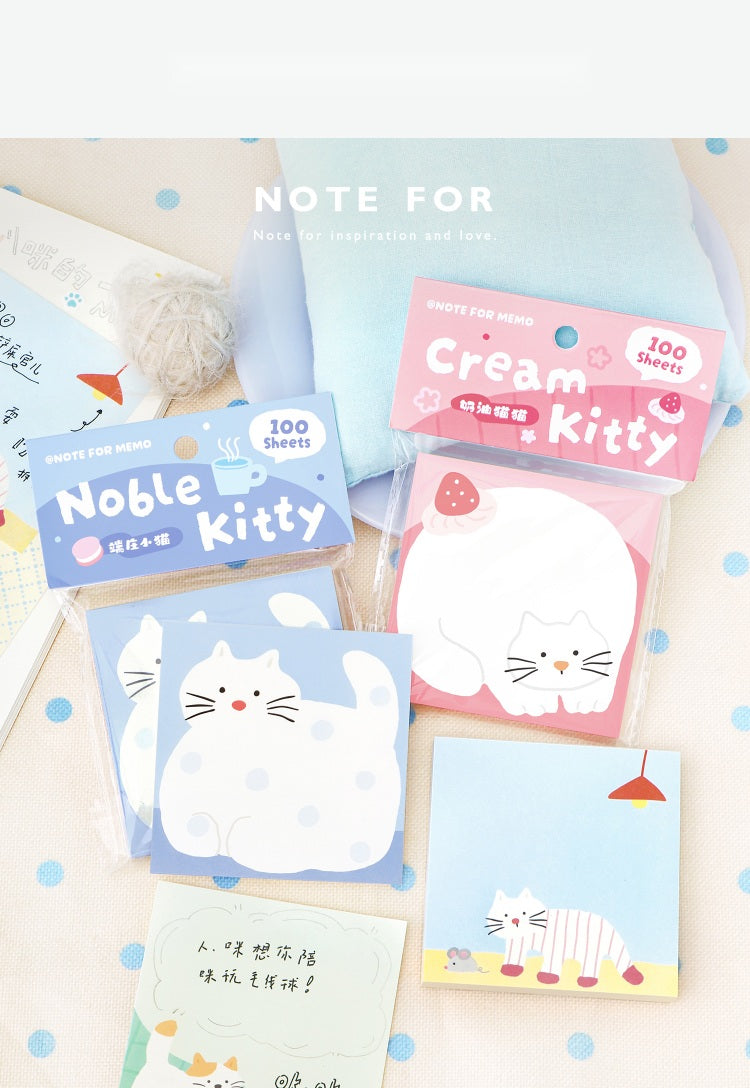 NOTE FOR Flat Cat Diary 100-Sheet Memo Pad – image 10