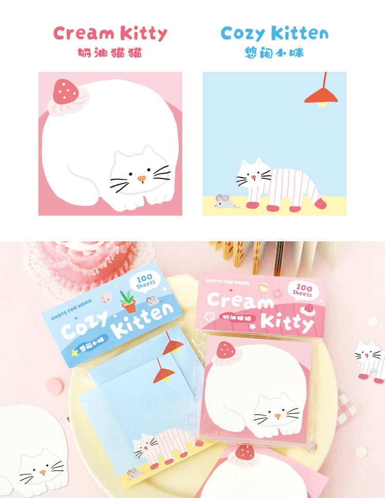 NOTE FOR Flat Cat Diary 100-Sheet Memo Pad – image 13