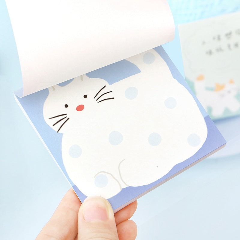 NOTE FOR Flat Cat Diary 100-Sheet Memo Pad – image 2