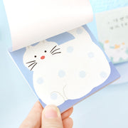 NOTE FOR Flat Cat Diary 100-Sheet Memo Pad – image 2