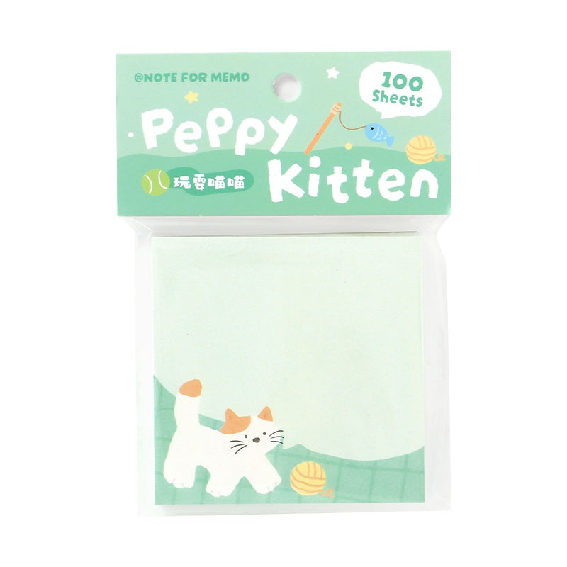 NOTE FOR Flat Cat Diary 100-Sheet Memo Pad – image 5
