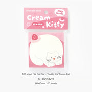 NOTE FOR Flat Cat Diary 100-Sheet Memo Pad – image 6