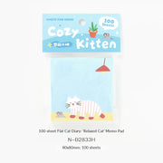 NOTE FOR Flat Cat Diary 100-Sheet Memo Pad – image 7