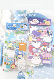NOTE FOR Flat Cat Diary Writable Die-Cut Stickers – image 10