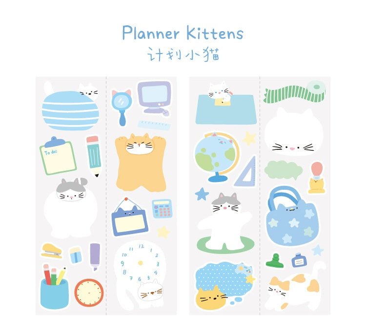 NOTE FOR Flat Cat Diary Writable Die-Cut Stickers – image 18