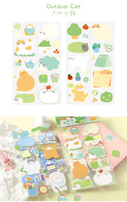 NOTE FOR Flat Cat Diary Writable Die-Cut Stickers – image 19