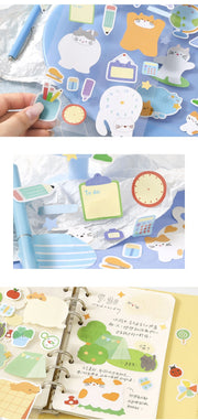NOTE FOR Flat Cat Diary Writable Die-Cut Stickers – image 20