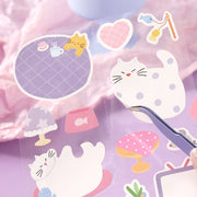 NOTE FOR Flat Cat Diary Writable Die-Cut Stickers – image 2