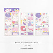 NOTE FOR Flat Cat Diary Writable Die-Cut Stickers – image 6