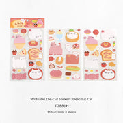 NOTE FOR Flat Cat Diary Writable Die-Cut Stickers – image 8