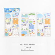 NOTE FOR Flat Cat Diary Writable Die-Cut Stickers – image 9
