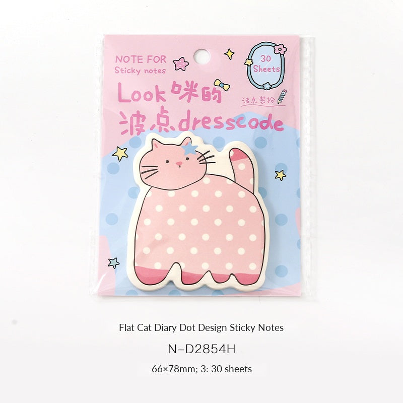 NOTE FOR Flat Cat Diary Sticky Notes – image 7
