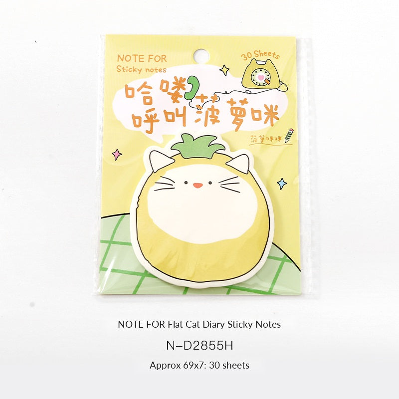 NOTE FOR Flat Cat Diary Sticky Notes – image 9
