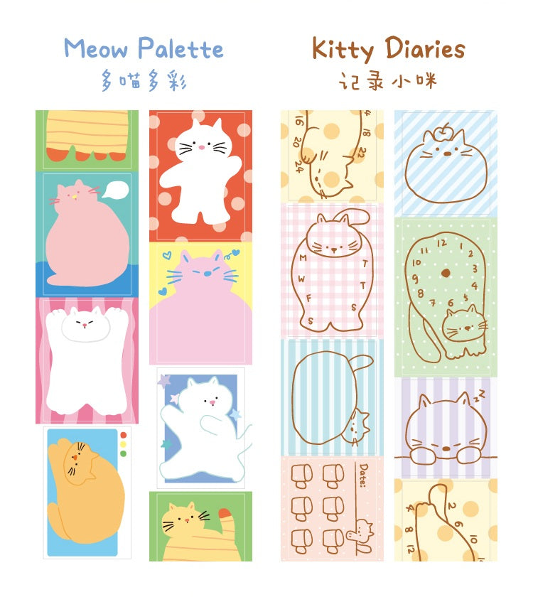 NOTE FOR Flat Cat Diary Writable Die-Cut Tape – image 18