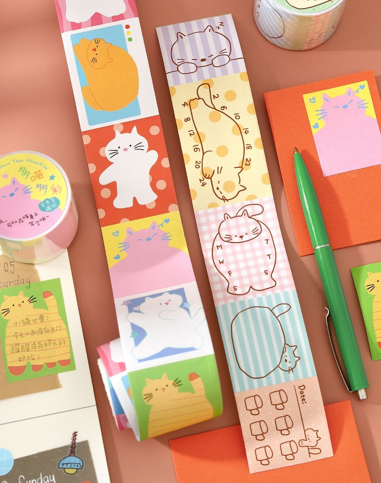 NOTE FOR Flat Cat Diary Writable Die-Cut Tape – image 19