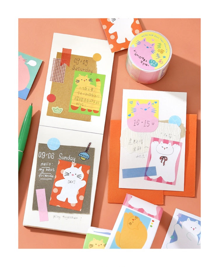 NOTE FOR Flat Cat Diary Writable Die-Cut Tape – image 20