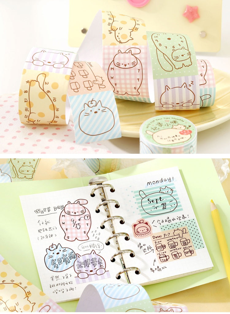 NOTE FOR Flat Cat Diary Writable Die-Cut Tape – image 21