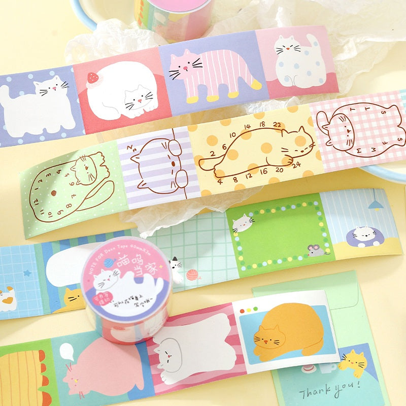 NOTE FOR Flat Cat Diary Writable Die-Cut Tape – image 4
