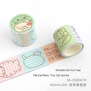 NOTE FOR Flat Cat Diary Writable Die-Cut Tape – image 9