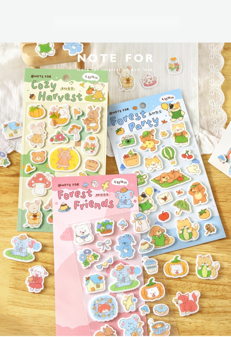 NOTE FOR Forest Friends Gathering Felt Stickers – image 10