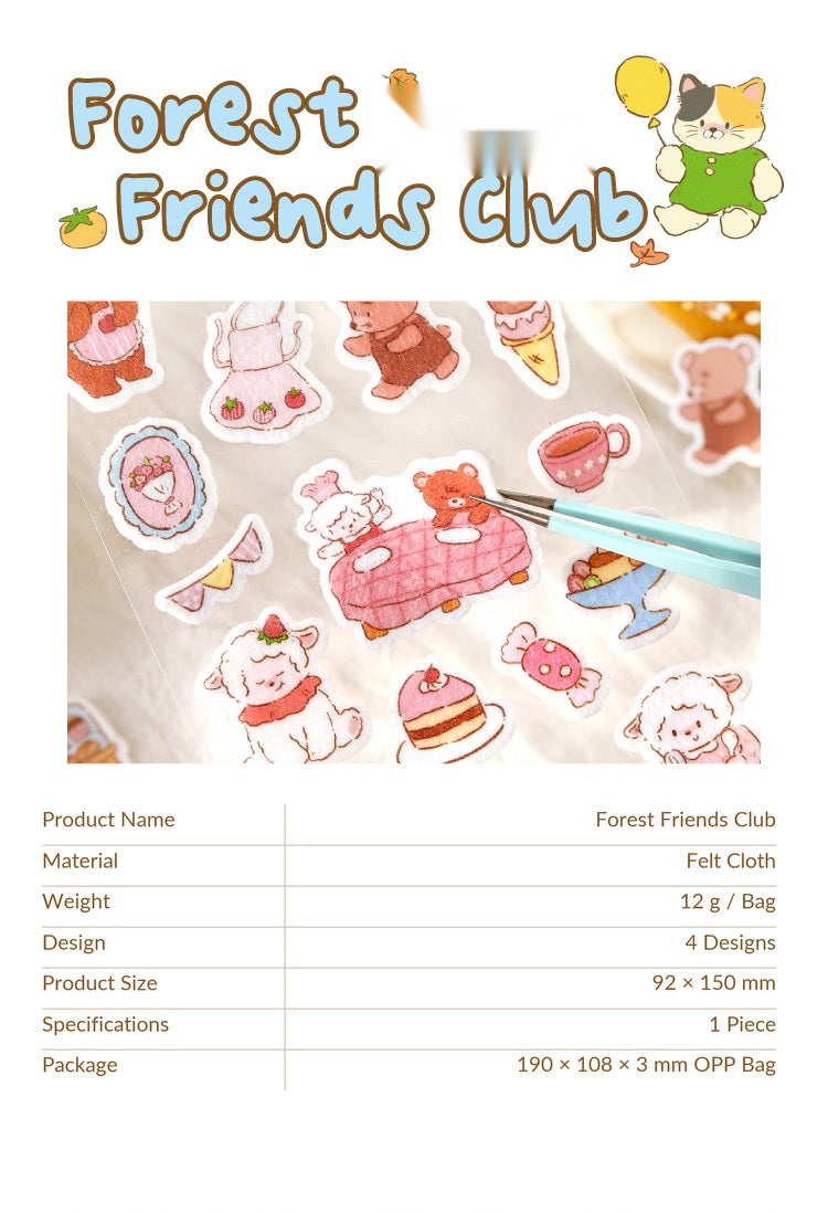 NOTE FOR Forest Friends Gathering Felt Stickers – image 11