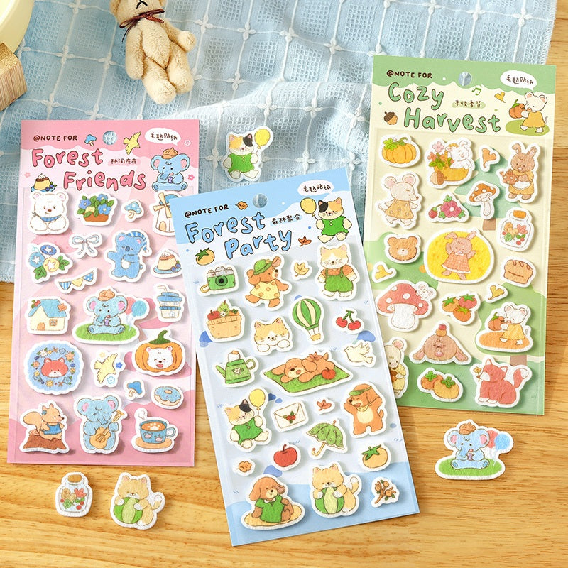 NOTE FOR Forest Friends Gathering Felt Stickers – image 4