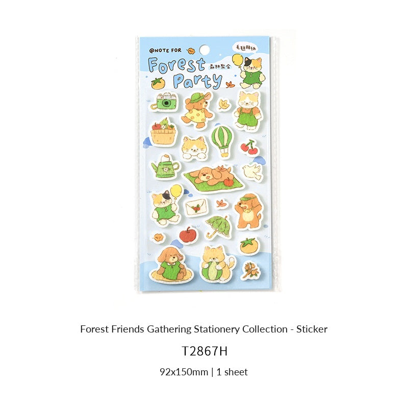NOTE FOR Forest Friends Gathering Felt Stickers – image 8