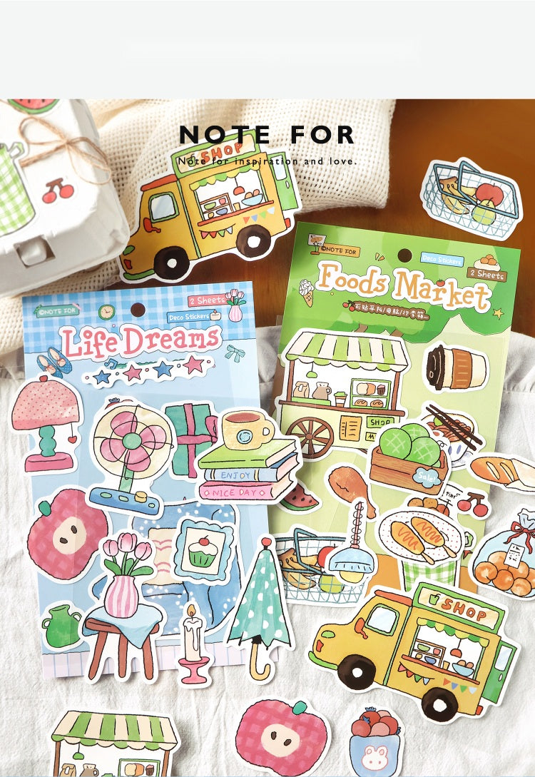 NOTE FOR Joyful Wanderings Synthetic Paper Stickers – image 10
