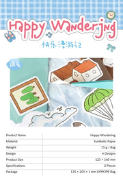 NOTE FOR Joyful Wanderings Synthetic Paper Stickers – image 11