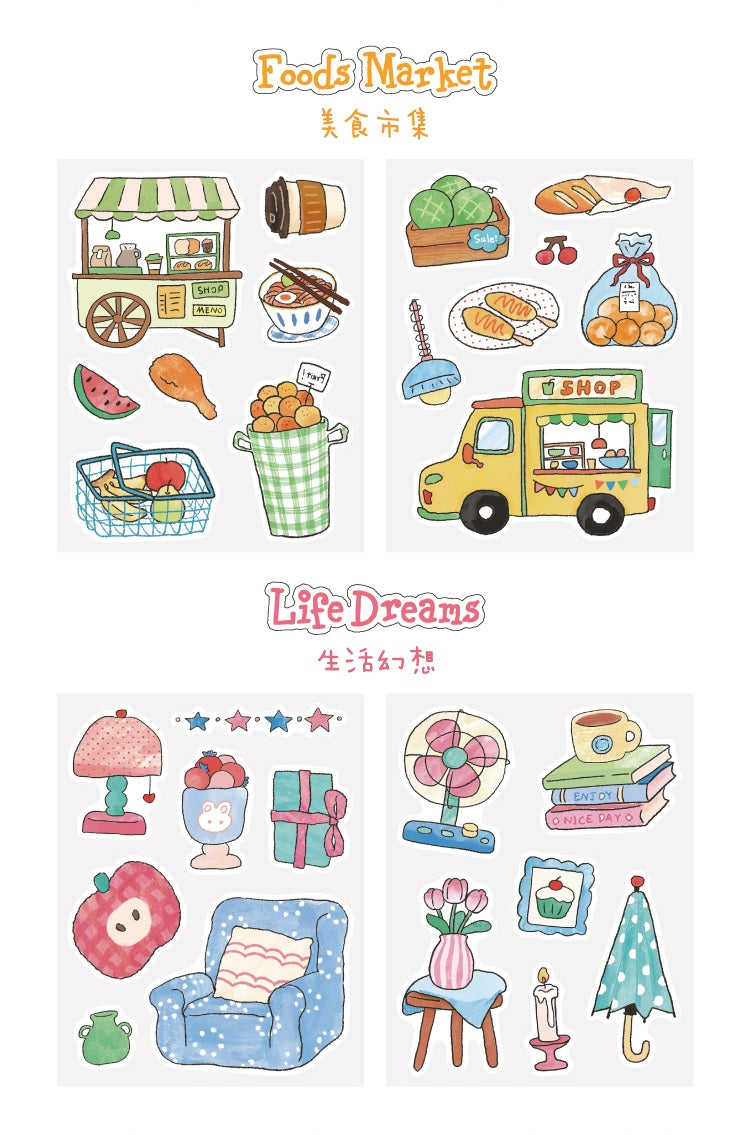 NOTE FOR Joyful Wanderings Synthetic Paper Stickers – image 16