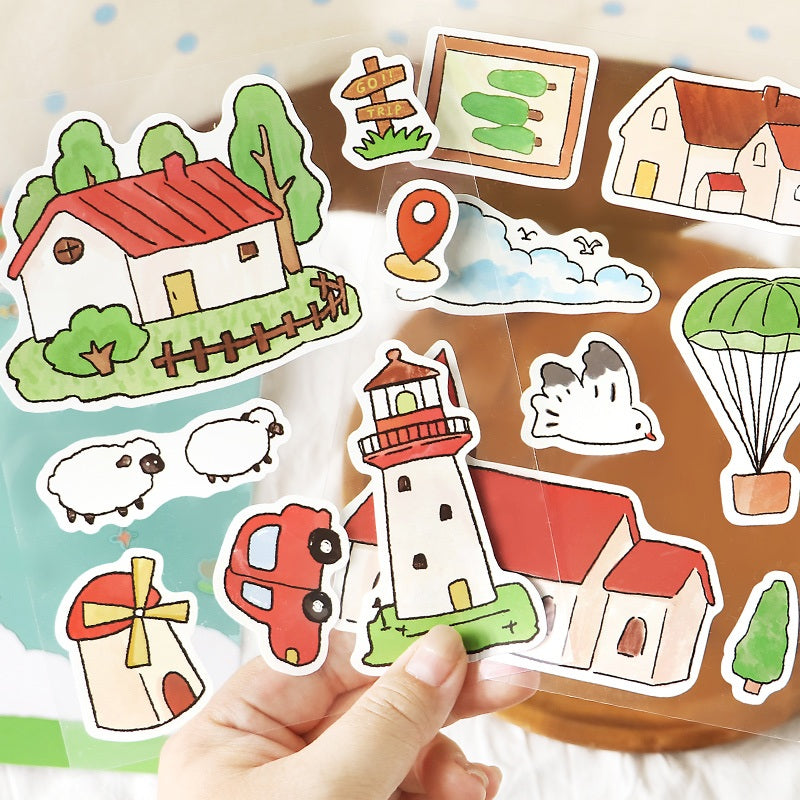 NOTE FOR Joyful Wanderings Synthetic Paper Stickers – image 3