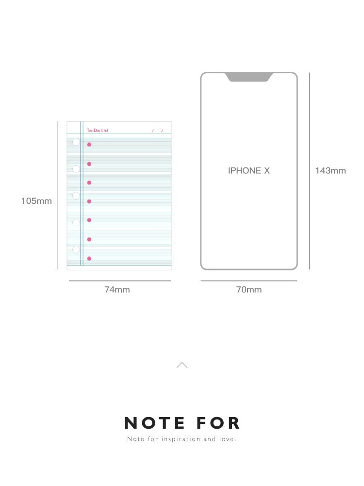 NOTE FOR Life Archive M5 Planner Refill Set – image 22