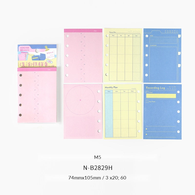 NOTE FOR Life Archive M5 Planner Refill Set – image 6