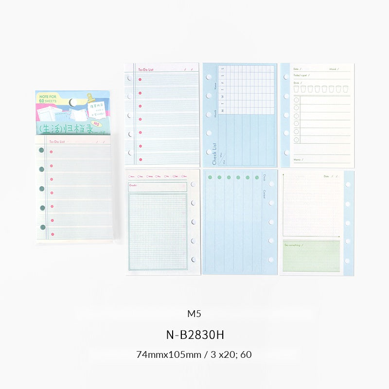 NOTE FOR Life Archive M5 Planner Refill Set – image 8