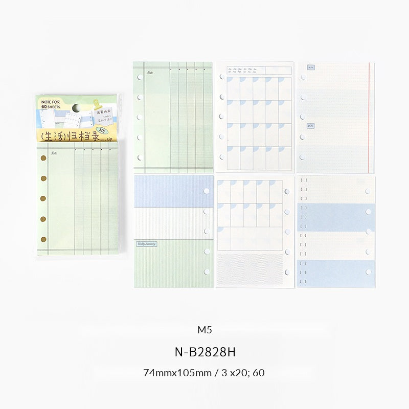 NOTE FOR Life Archive M5 Planner Refill Set – image 9