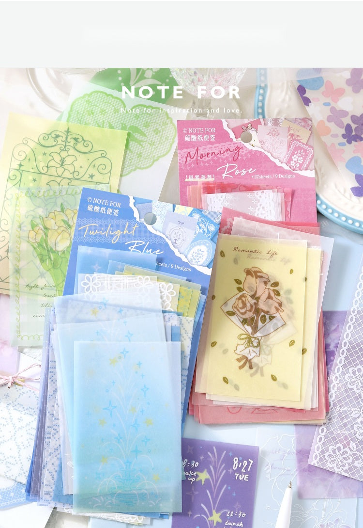 NOTE FOR Seine Poems Vellum Paper Notes – image 10