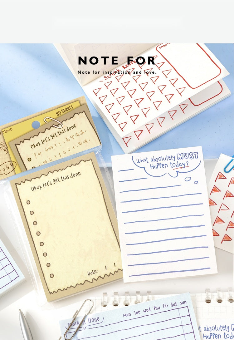 NOTE FOR Today Quick Notes 80-Sheet Memo Pad – image 10