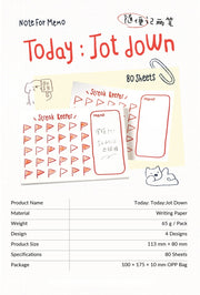 NOTE FOR Today Quick Notes 80-Sheet Memo Pad – image 11