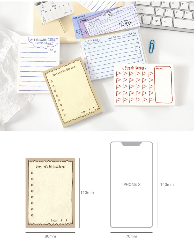 NOTE FOR Today Quick Notes 80-Sheet Memo Pad – image 18