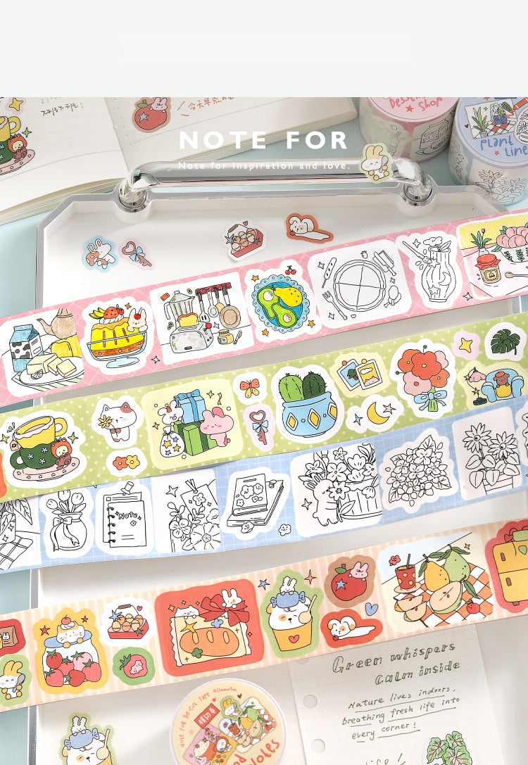 NOTE FOR Doodle Canvas Die-Cut Tape – image 10