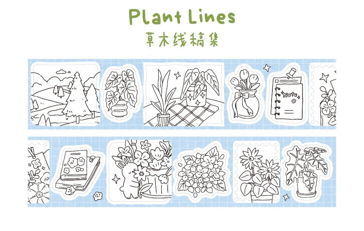 NOTE FOR Doodle Canvas Die-Cut Tape – image 19